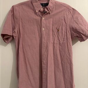 Ralph Lauren Men's Casual Button-Down Shirt in Rose